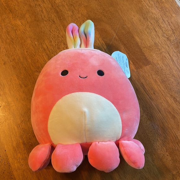New Easter Squishmallows Abby the Octopus w/ Bunny Ears 12" Kelly Toys - Picture 2 of 6